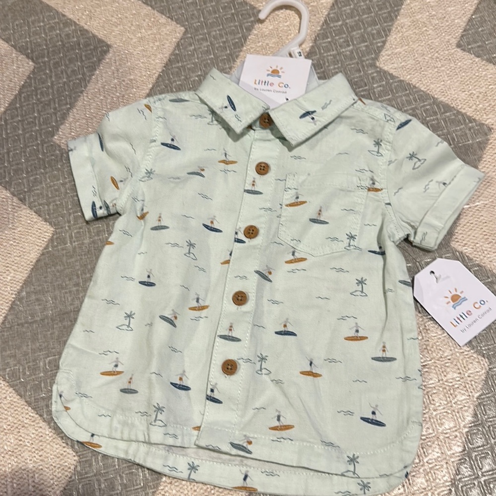 Baby boy button down. 18 months